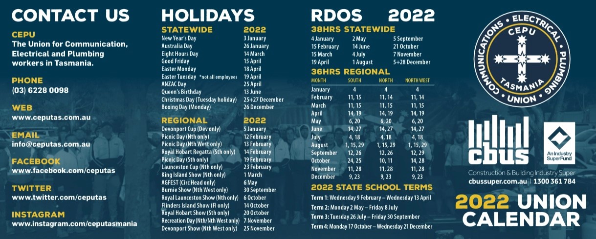 Rdo Calendar 2022 2022 Rdo Calendar